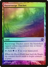 Razorverge Thicket FOIL Scars of Mirrodin PLD Land Rare MAGIC CARD ABUGames