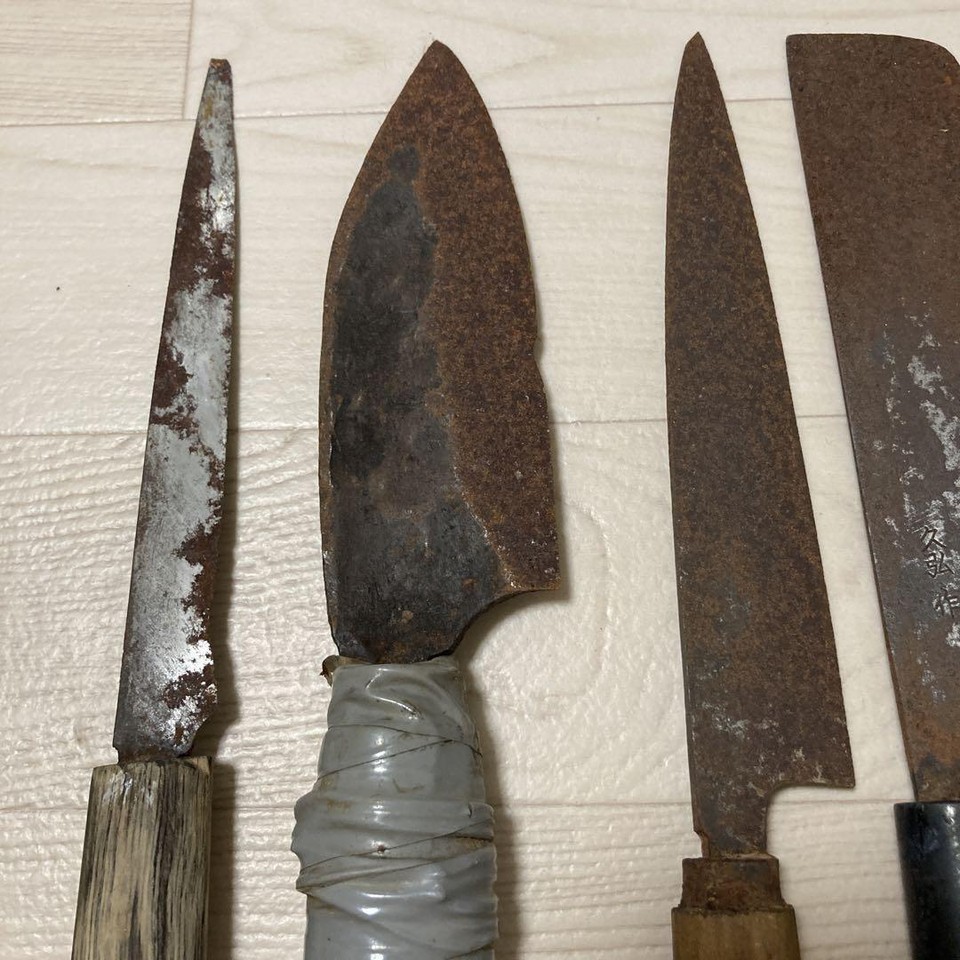 Japanese kitchen knife Chef knife Hocho set in bulk_11 eBay