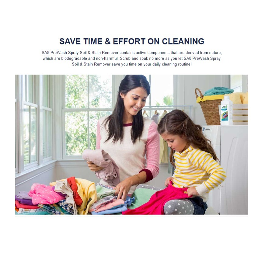 Amway SA8 PreWash Spray Soil & Stain Remover (350g)FREE SHIPPING eBay