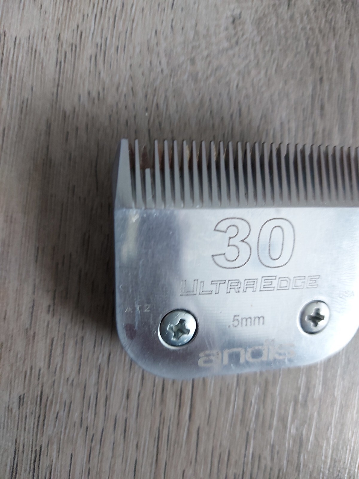 Andis Ultraedge Blade # 30 .5mm fits Andis AG, AGC, AGR+ s Oster A5