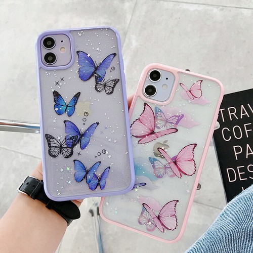 Glitter Butterfly Soft Clear Case Cover For Iphone 13 12 11 Pro Max Xr Xs 7 8 Ebay