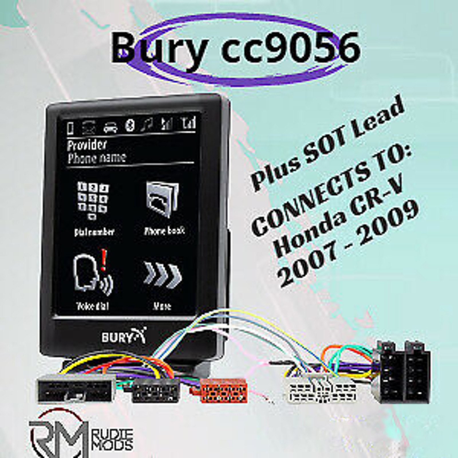 Bury CC9056 Honda CRV 2007 2009 Bluetooth Handsfree Kit Plus SOT