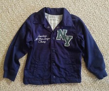 Carters - Boys Sz 5 - NY American All-Star League Champ, Lightweight Blue Jacket