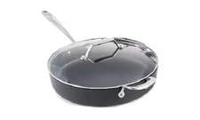 All-clad Essentials Hard Anodized 4-qt Non-Stick Sauté pan with Lid