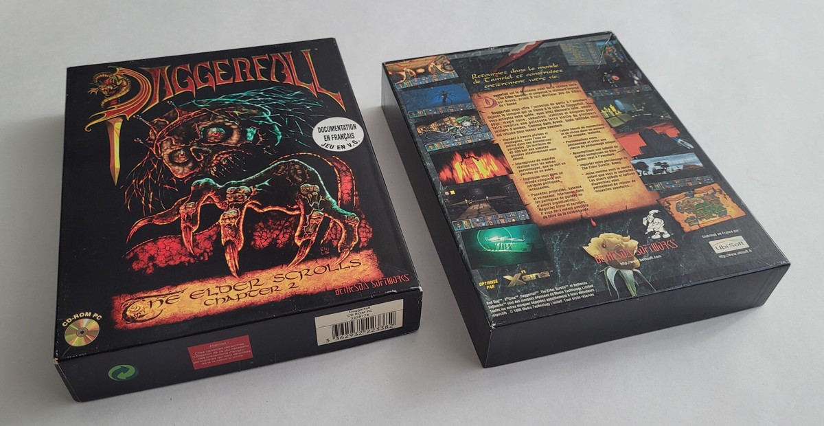 The Elder Scrolls II: Daggerfall - PC Big Box - Version Française Complète (Bon état)