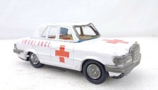 Rare Takatoku Friction Tin Toy Ambulance Car Japan Working