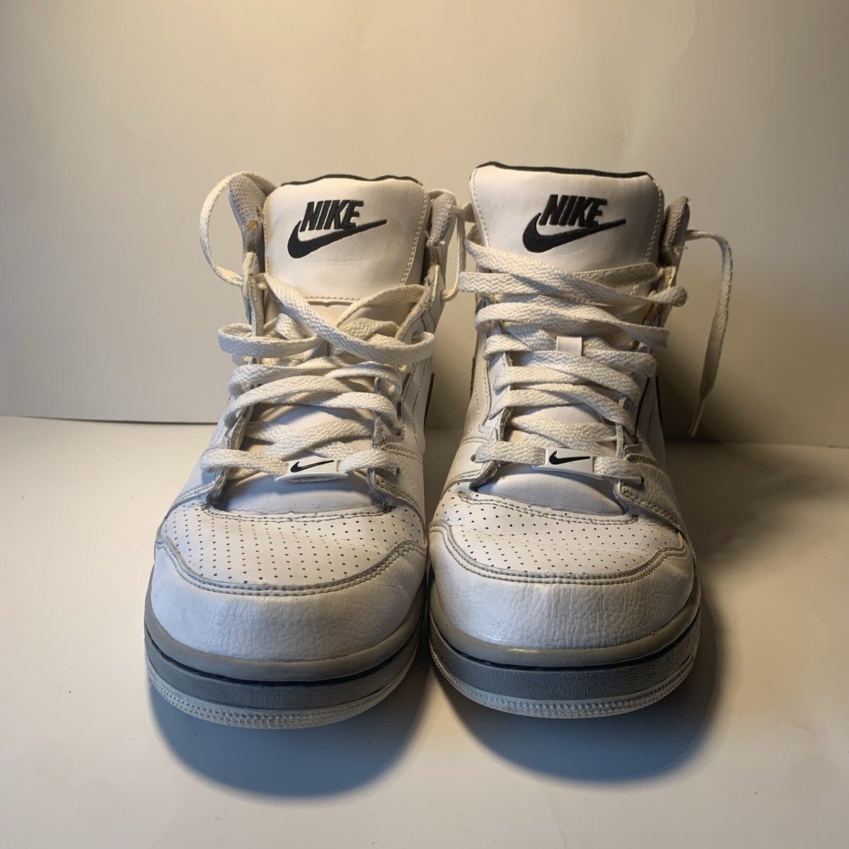 Nike Prestige IV High 584614-110 White/Black/Grey Size 9 | eBay
