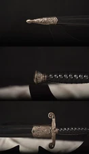 13.8" German WWII ceremonial style S-Steel dagger,Not sharpen, just collection