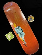 RARE Spanky Baker Shake Junt Shaped Skateboard Deck Pro Model In Shrink