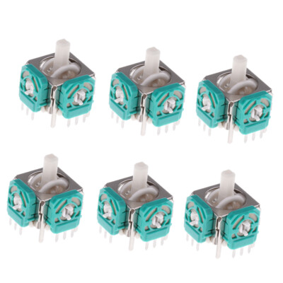 6 Packs Analog Joystick Ersatzteile für Nintendo GameCube NGC Controller