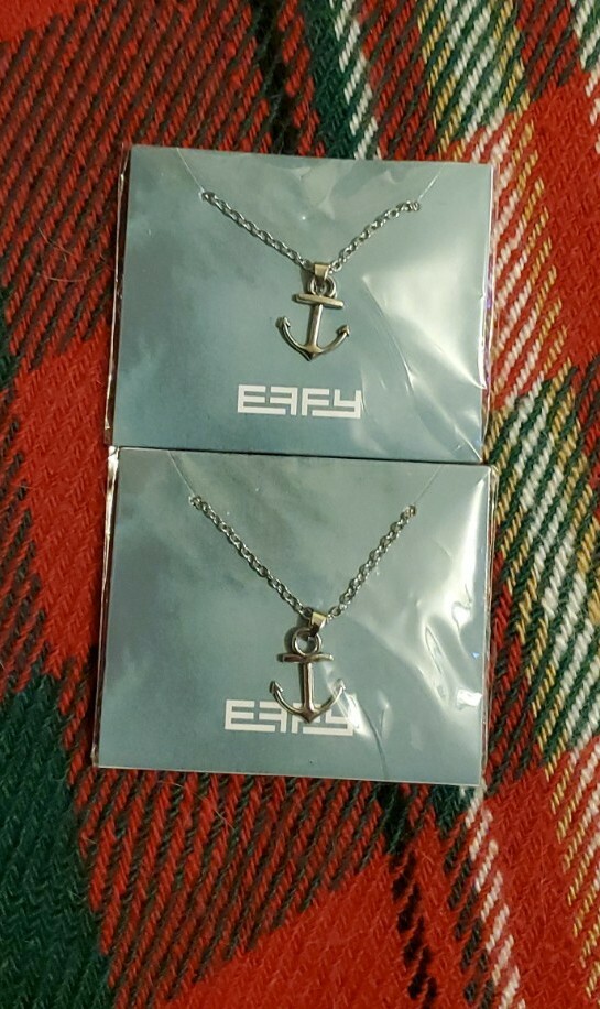 EFFY sterling silver Anchor necklace eBay