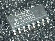 10pcs 74HC4053 triple 2-channel analog multiplexer CMOS high speed SO16 SMD