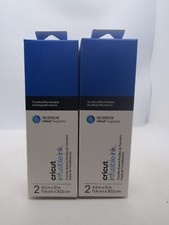 Lot of 2 Cricut Infusible Ink Transfer Sheets - TRUE BLUE - 4.5 x 12 Sheets