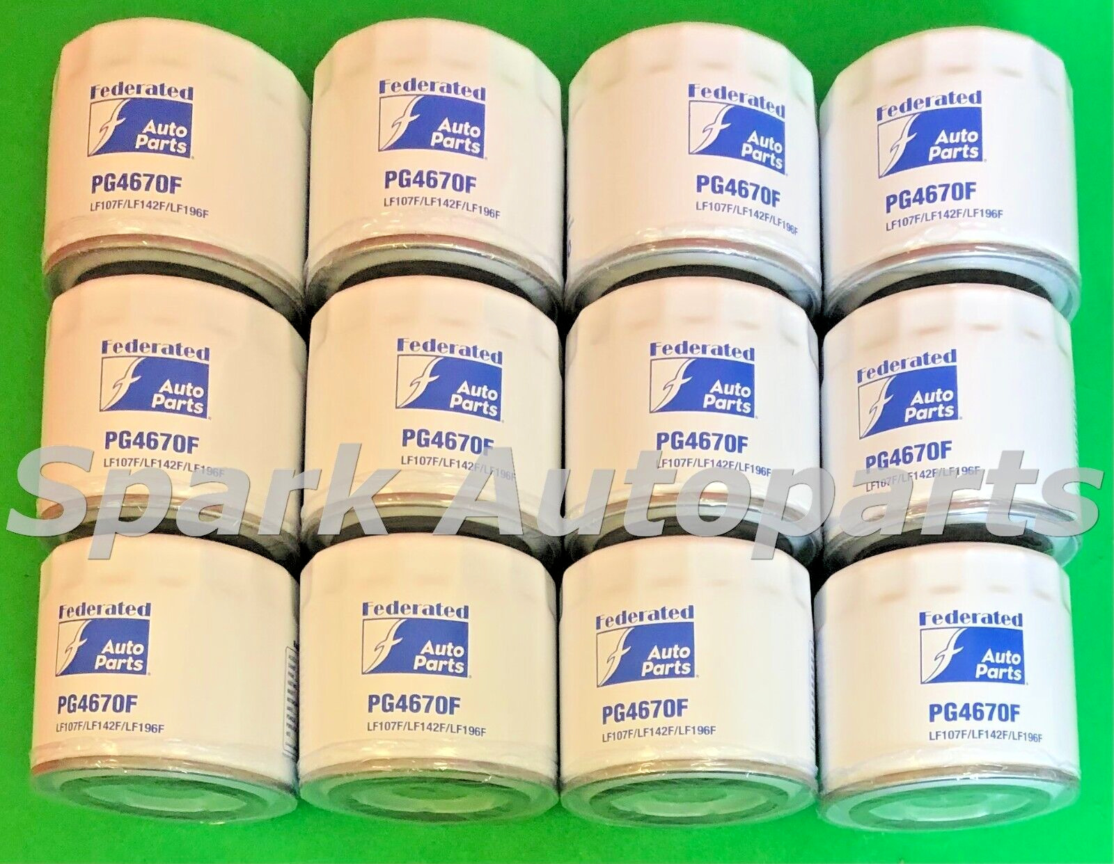 Case of 12 Engine Oil Filter FEDERATED PG4670F For DODGE, CHRYSLER, PLYMOUTH