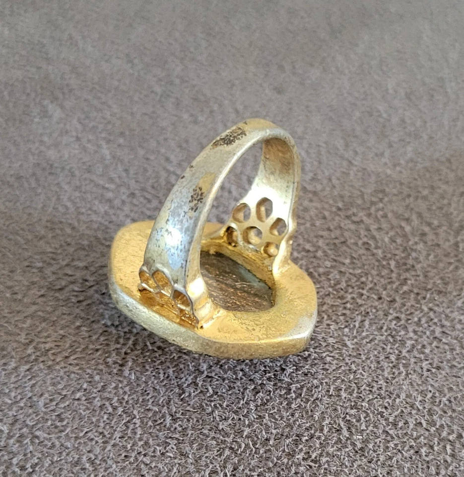 Anillo de panal Chloe + Isabel enmarcado y facetado talla 6 Foto 4 de 4