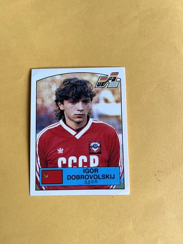 PANINI EURO 88 1988 #256 IGOR Dobrovolskij USSR Sticker - NEW