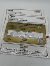 Pioneer 12 X 12 Top Loading 2pk Refill Scrapbook Pages 10 Sheets, 30 Pages
