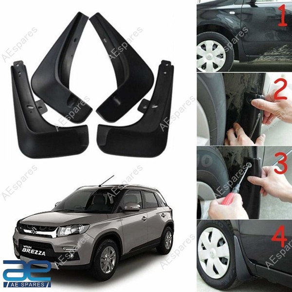 SchmutzfäNger Set Mit 4 Kompatibel Maruti Suzuki Vitara Brezza Gec-image