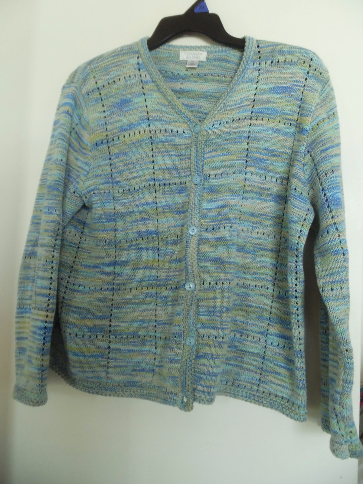 Women's  Christopher & Banks Multi  Cardigan  Sweater  Sz  XL