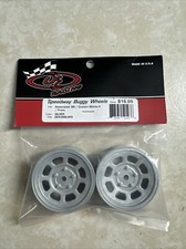 De Racing Speedway Front Buggy Wheels Silver Associated B6 Cw Oval Der-dsb-afs