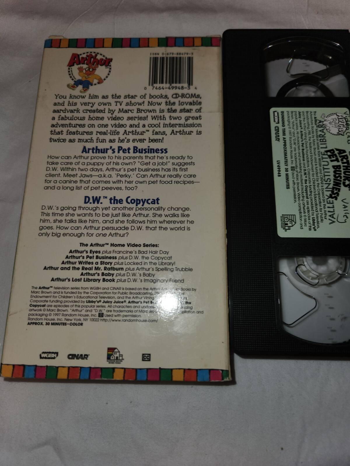 Arthur's Pet Business (VHS) Ex Library Rental eBay
