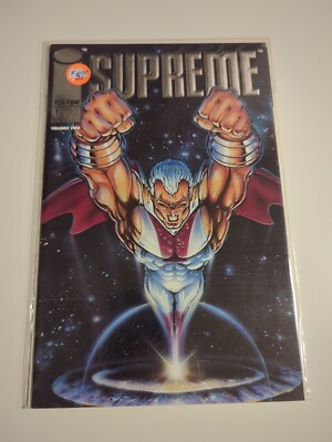 Supreme #1- 5 Glory Days #1  Image Comics 1992 Silver Foil Cover Nice!
