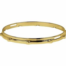 Ludwig L1410SB 14" Die Cast 10-Lug Snare Side Snare Drum Hoop, Brass Plated