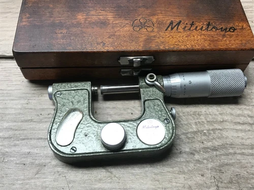 MITUTOYO 0 - 1 " INDICATIING MICROMETER .0001" NO. 510 