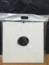 Pack of 15 x WHITE 12'' Vinyl LP Record Album Card Sleeves/Covers High Quality