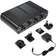 AKG HP4E 4-Ch 4-Outlet Headphone Amplifier  Volume Control  Universal Adapter