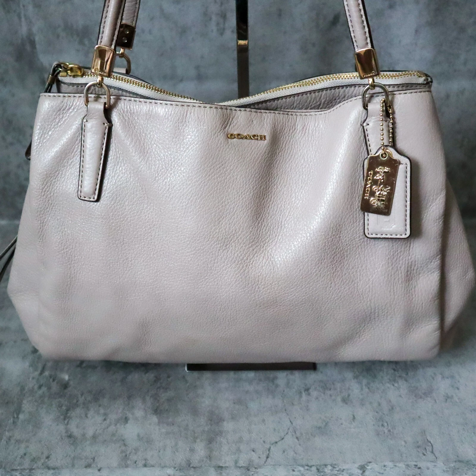 Coach Madison 27859 Borsa a mano tracolla in pelle con logo