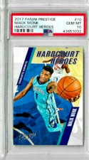 2017 Panini Prestige Malik Monk Hardcourt Heroes PSA 10