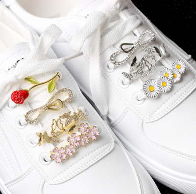 Schuhrutsche Charms Sneaker Schmuck Zubehör-Edelsteine für Schuhspitze 2tlg