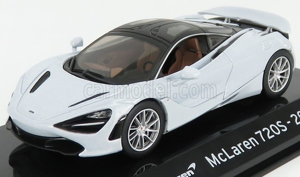 Statisches Modellauto Centauria Mclaren 720S 2017 Mit Grauer Vitrine Massstab...-image