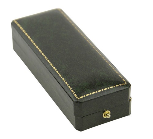 Quality Slim Pendant Drop Earring Boxes Antique Style Leatherette Chain Boxes - Picture 12 of 13
