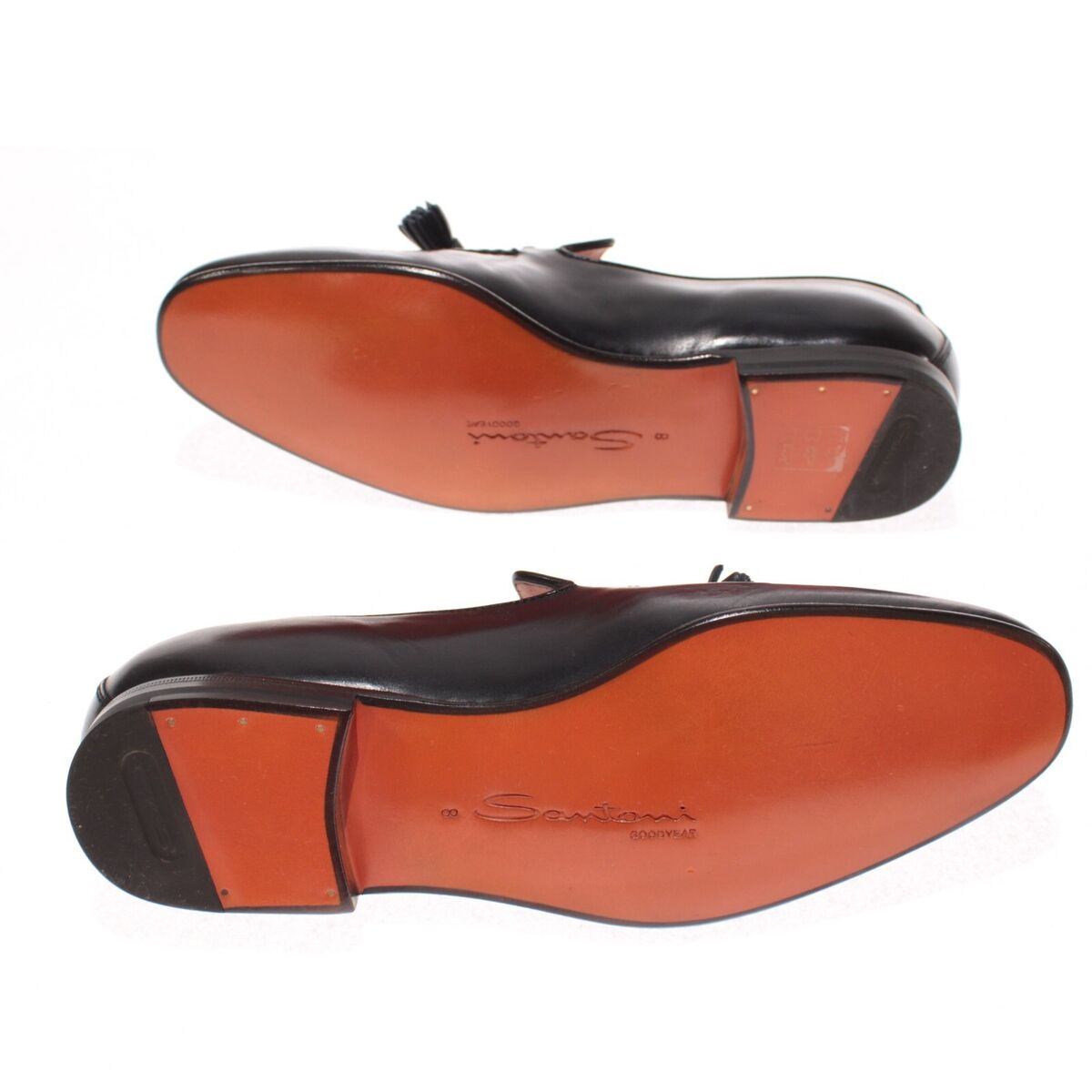 Santoni NWB Tassel Dress Loafers Size 8 9 US In Solid Very Santoni NWB Tassel Dress Loafers Size 8 9 US In Solid Very