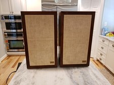 Very Nice Acoustic Research Ar-3a Speakers Refoamed Tested Working See Pictures