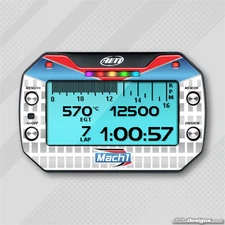 MACH 1 STYLE GEL STICKER FOR MYCHRON 5 - KARTING