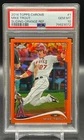 Mike Trout 2014 Topps Chrome #1 Orange Refractor Angels PSA 10 Gem Mint