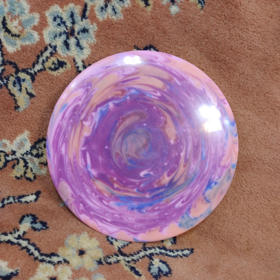 Latitude 64 Gold Compass 176g Pink Custom Dye Disc Golf Used Good Ink Midrange - Image 2 of 4