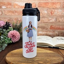 Wizard of Oz No Place Like Home Judy Garland Dorothy Water Bottle Screw Cap Gift