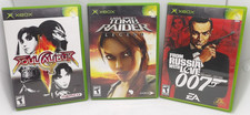 XBOX Action/Adventure Game Bundle of 3: From Russia with Love: 007, Tomb Raider