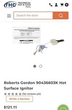 Hot surface Igniter Roberts Gordon 90436603k