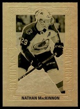 2018-19 Upper Deck Tim Hortons Gold Etchings Nathan MacKinnon Colorado Avalanche