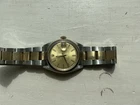 Vintage Rolex Datejust 1601 36mm Two Tone 14K Gold Fluted Bezel ChampagnePie Pan