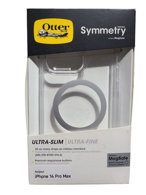 OtterBox iPhone 14 Pro Max Symmetry Clear Plus Case with MagSafe - Clear: Bump &