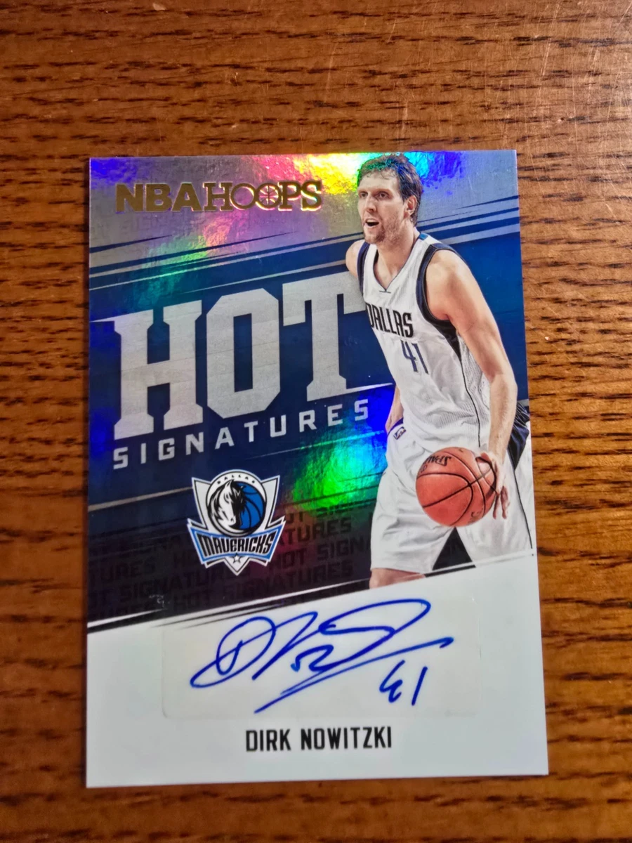 Dirk Nowitzki Basketball Autographed Sports Trading Cards