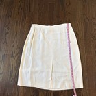 Giorgio Armani Vintage Off White Skirt Silk Blend Size 12 Excellent Condition — photo 8