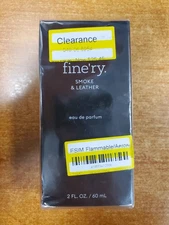 fine'ry Men's Eau De Parfum SMOKE & AND LEATHER Cologne 2oz ea (E2E-3288)