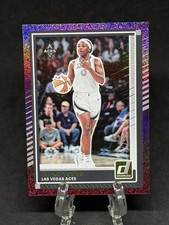 2025 Donruss Jackie Young Purple Laser Parallel /99 #60 Las Vegas Aces 🔥🔥